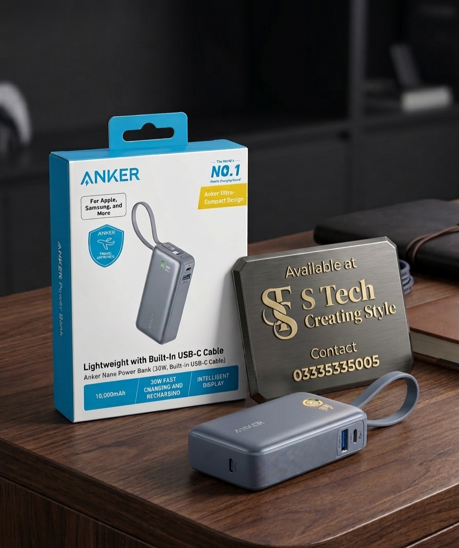 Anker A1259H11 Nano 30W  10000MAH Power Bank